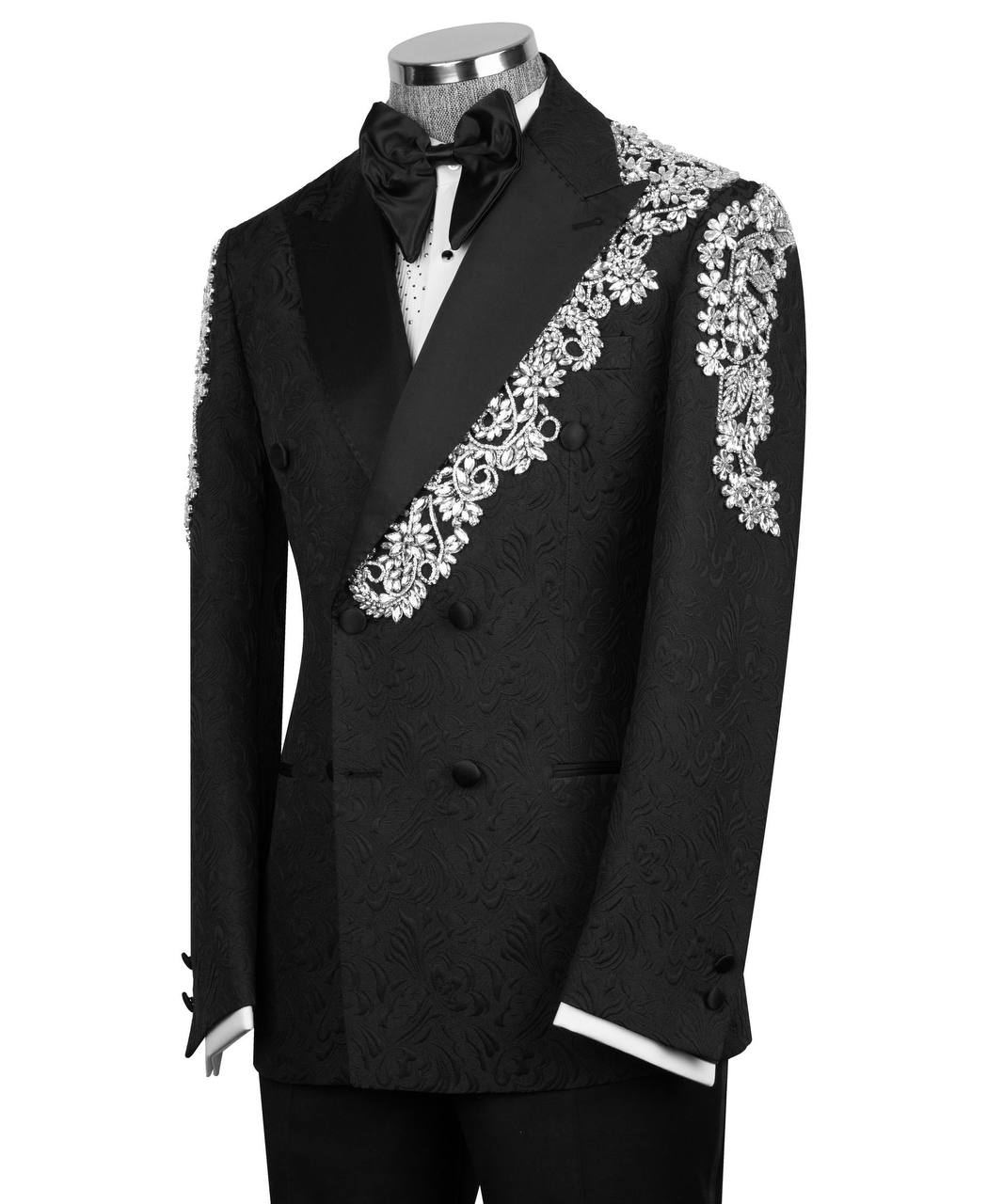 Stone Embroidered Tuxedo