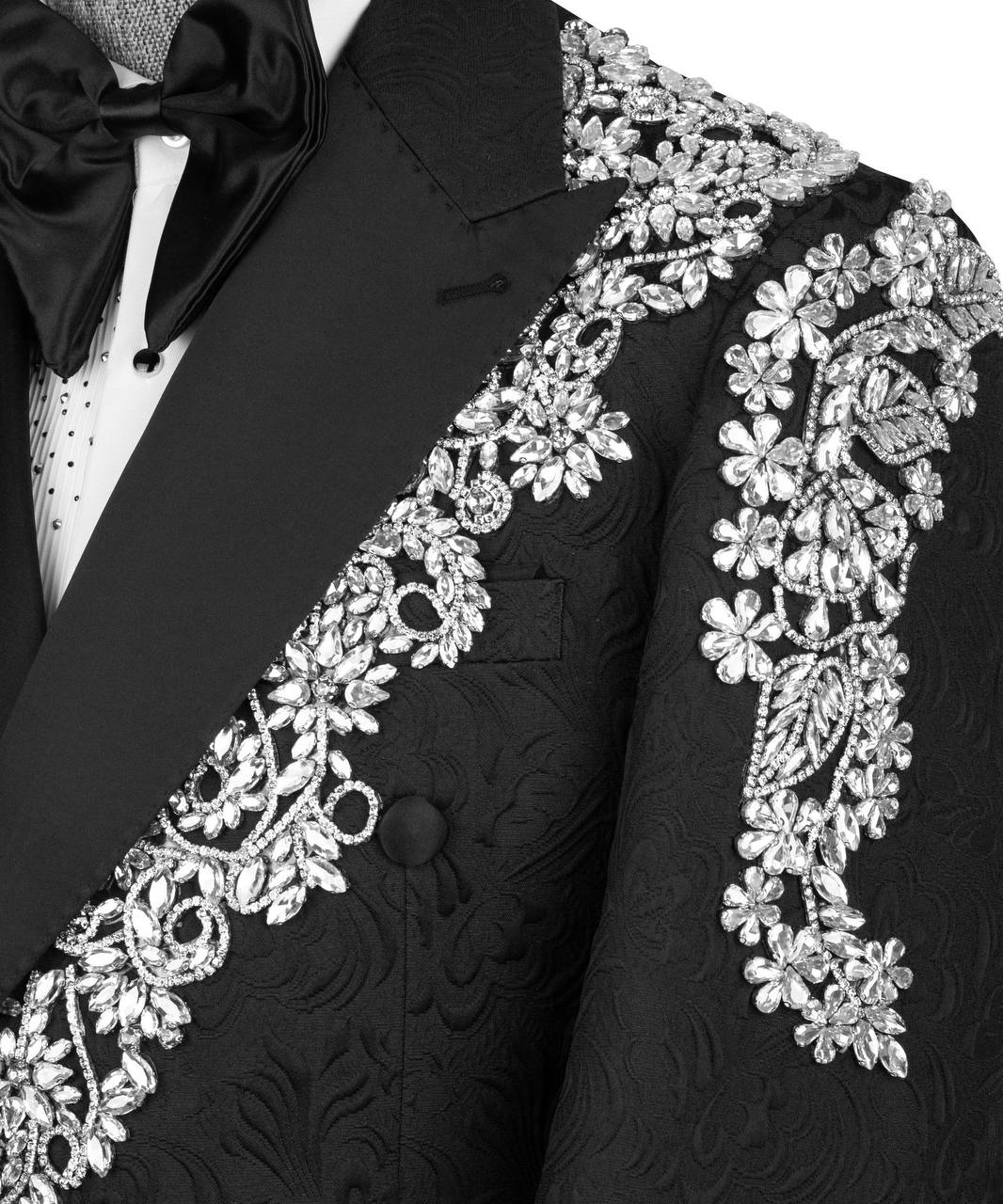Stone Embroidered Tuxedo