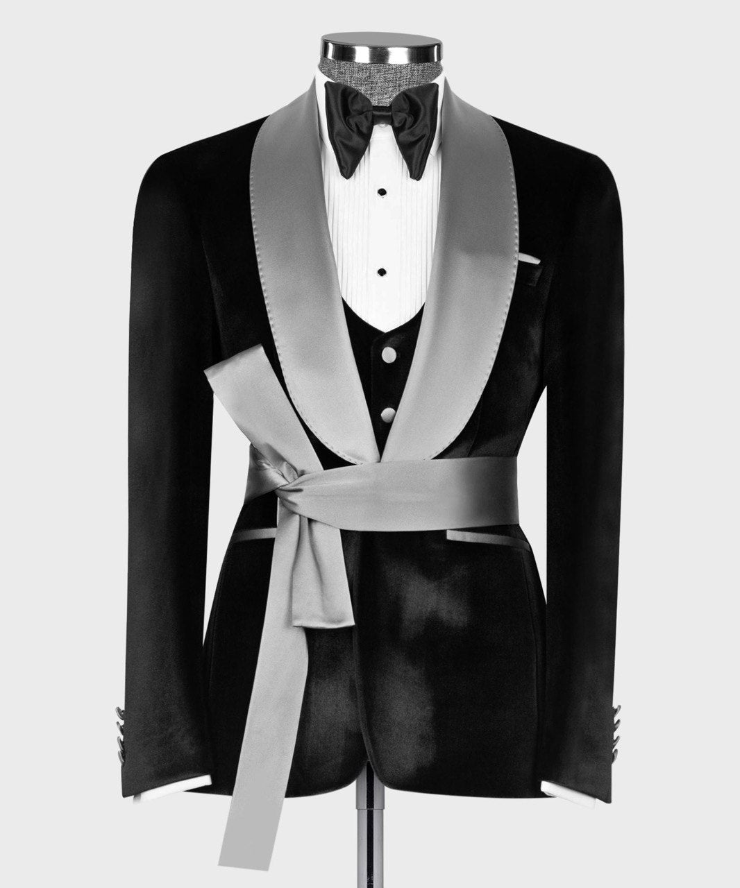 NEW VELVET TUXEDO WITH SHAWL LAPEL