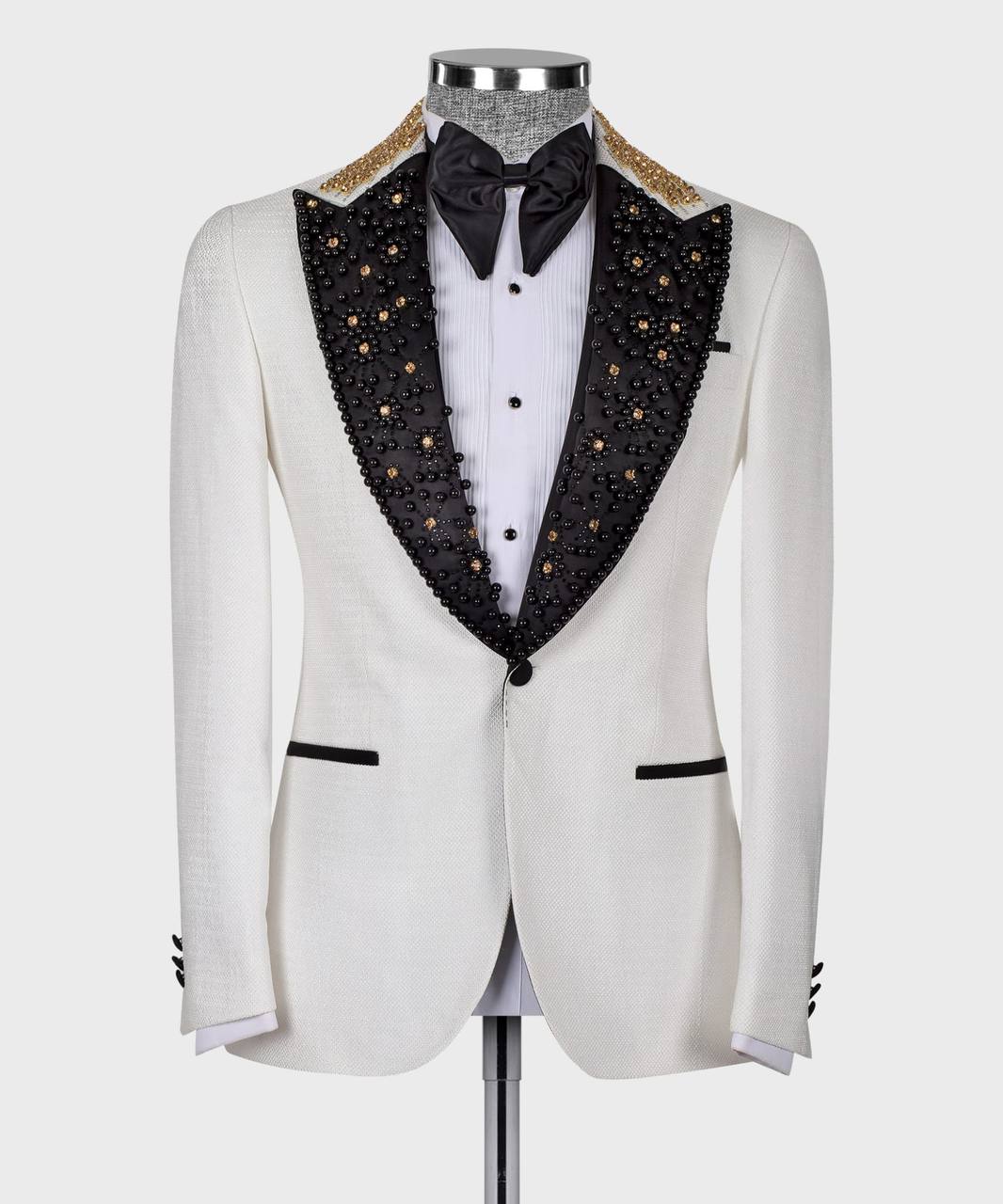 WHITE GAMESTONE TUXEDOS